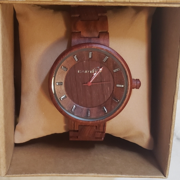 NWT Earth Wood Watches Watch Red